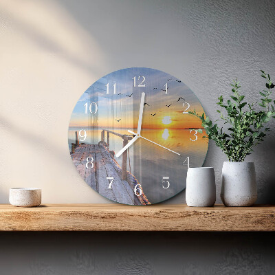 Reloj de pared redondo Muelle