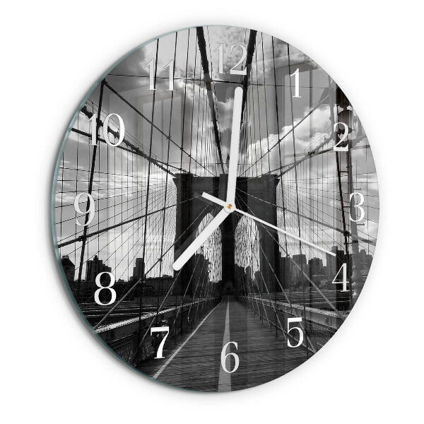 Reloj de pared redondo Puente