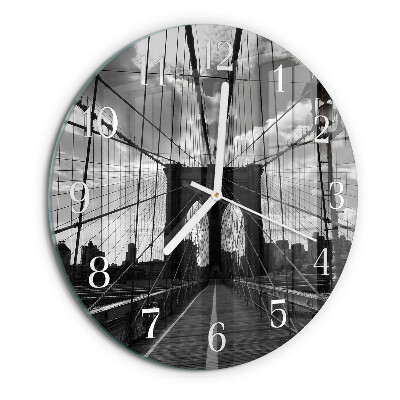 Reloj de pared redondo Puente