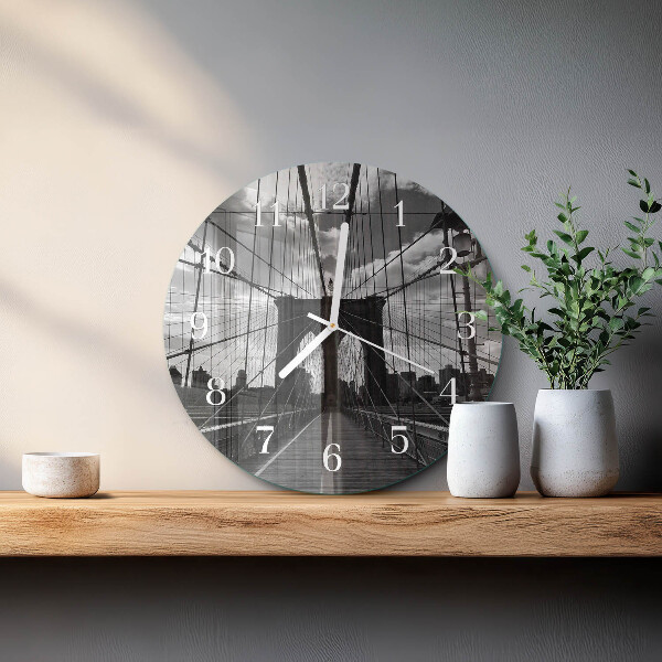 Reloj de pared redondo Puente