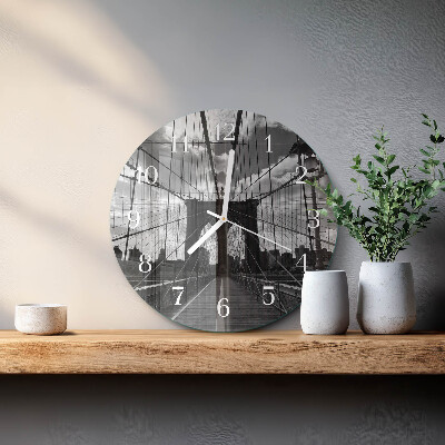 Reloj de pared redondo Puente