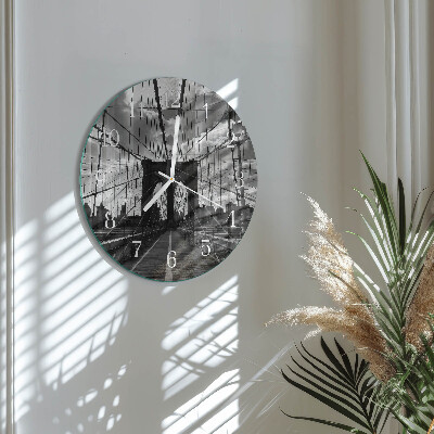 Reloj de pared redondo Puente