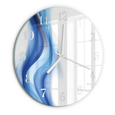 Reloj de pared redondo Humo abstracto
