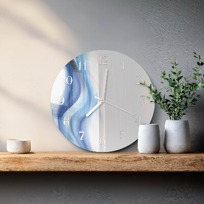 Reloj de pared redondo Humo abstracto