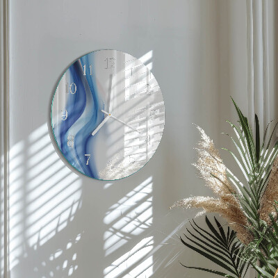 Reloj de pared redondo Humo abstracto