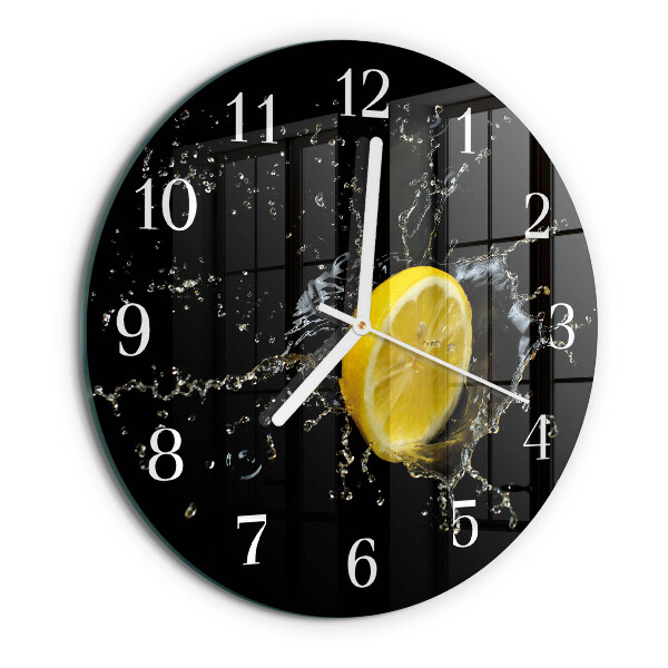 Reloj de pared redondo Cítrico