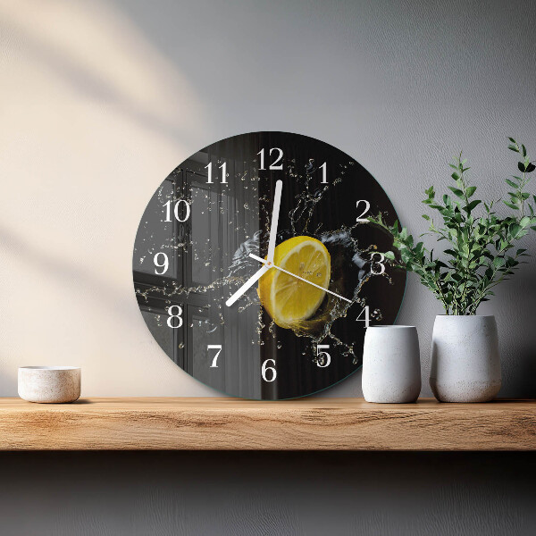 Reloj de pared redondo Cítrico