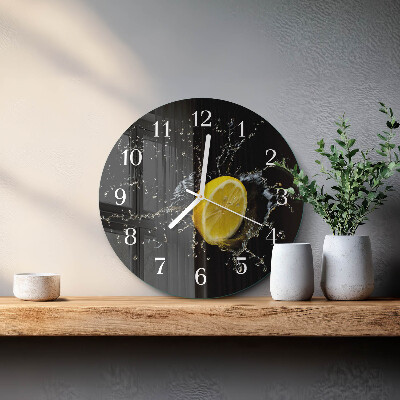 Reloj de pared redondo Cítrico