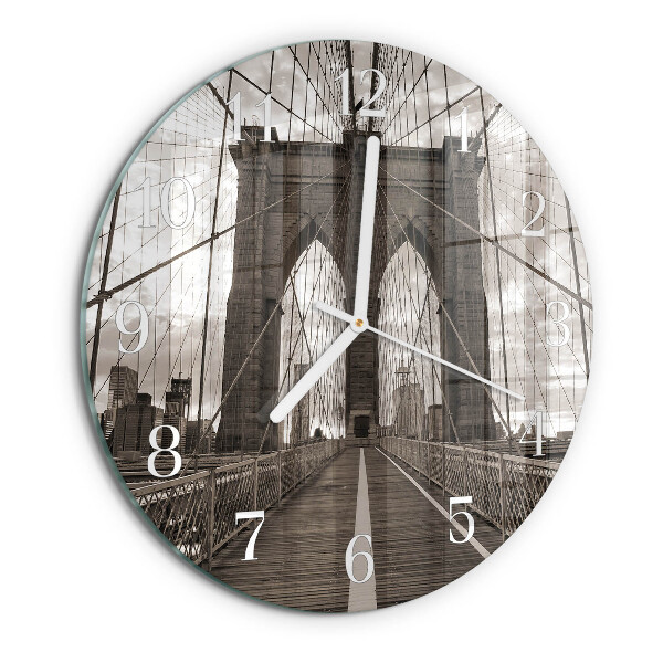Reloj de pared redondo Puente
