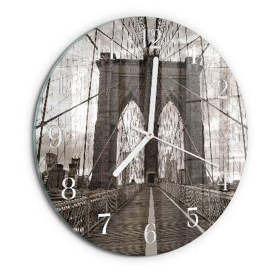 Reloj de pared redondo Puente