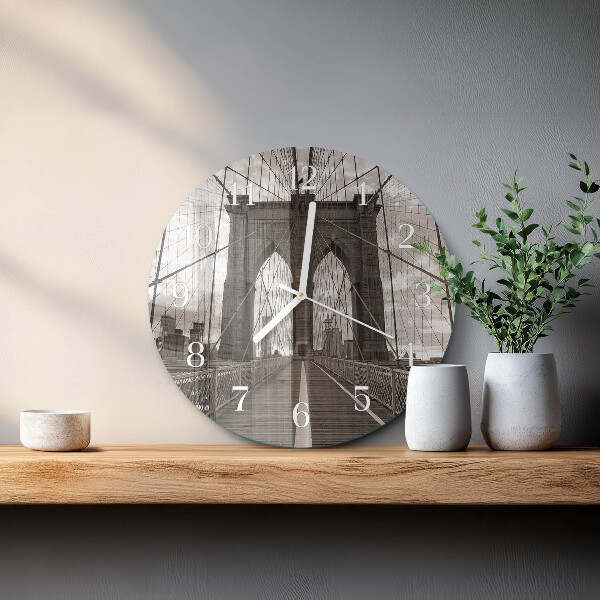 Reloj de pared redondo Puente