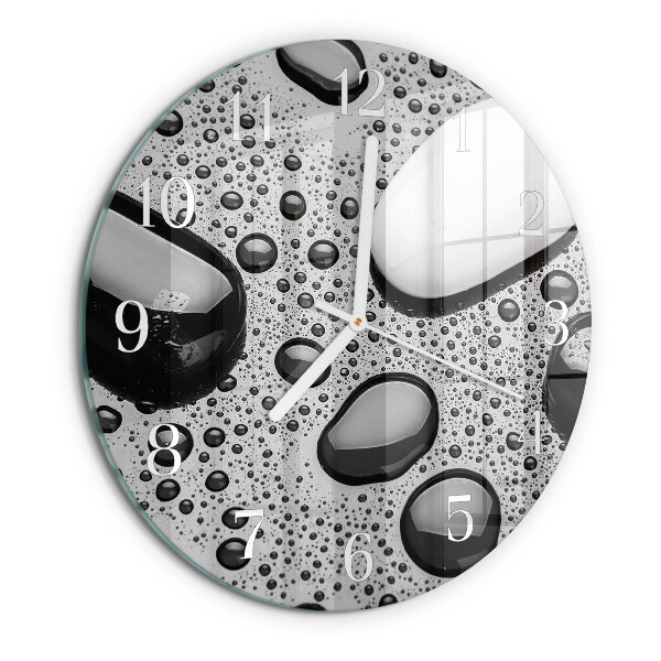 Reloj de pared redondo Piedras