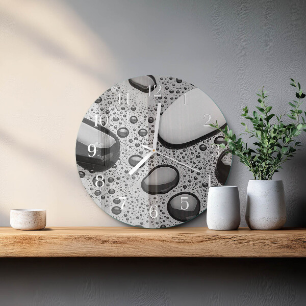 Reloj de pared redondo Piedras