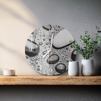 Reloj de pared redondo Piedras