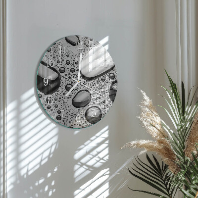 Reloj de pared redondo Piedras