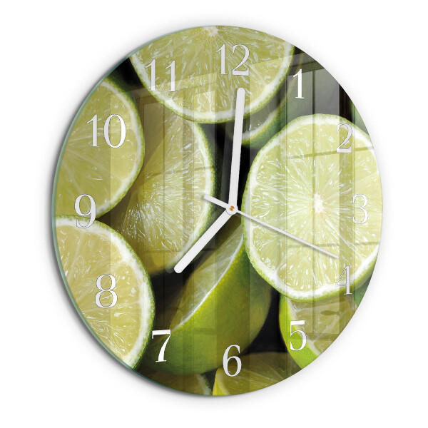 Reloj de pared redondo Carbonato de calcio