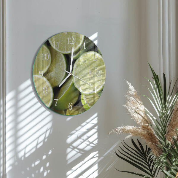 Reloj de pared redondo Carbonato de calcio