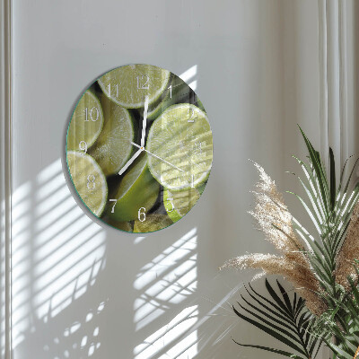Reloj de pared redondo Carbonato de calcio