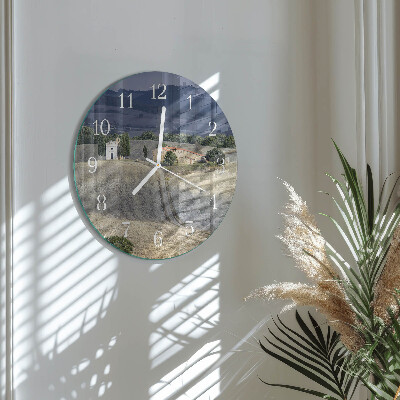Reloj de pared redondo Paisaje