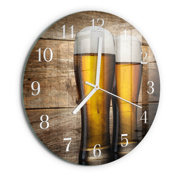 Reloj de pared redondo Cerveza