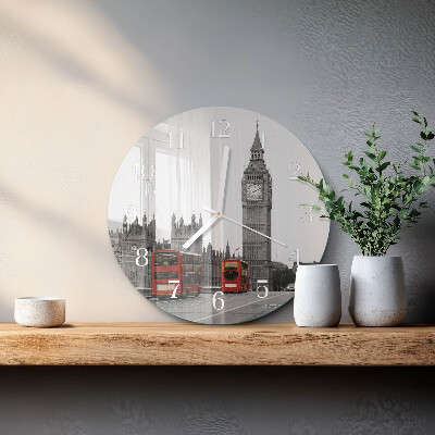 Reloj de pared redondo Londres