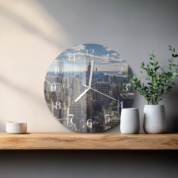 Reloj de pared redondo Ciudad