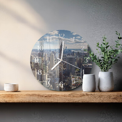 Reloj de pared redondo Ciudad