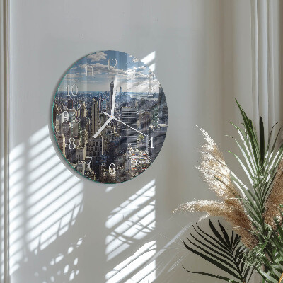Reloj de pared redondo Ciudad