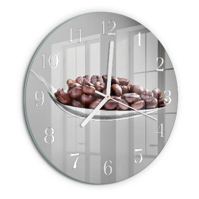 Reloj de pared redondo Una cucharada de café