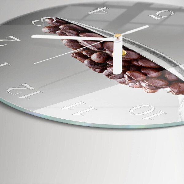 Reloj de pared redondo Una cucharada de café