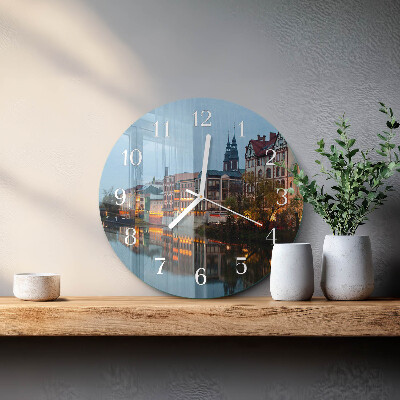 Reloj de pared redondo Casco antiguo