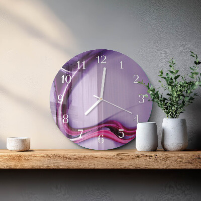 Reloj de pared redondo Abstracción