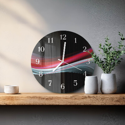 Reloj de pared redondo Abstracción