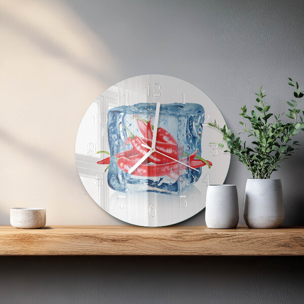 Reloj de pared redondo Chili con helado