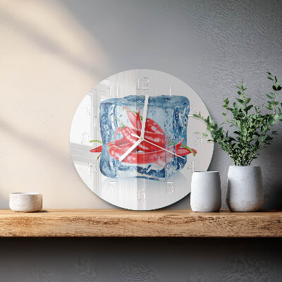 Reloj de pared redondo Chili con helado