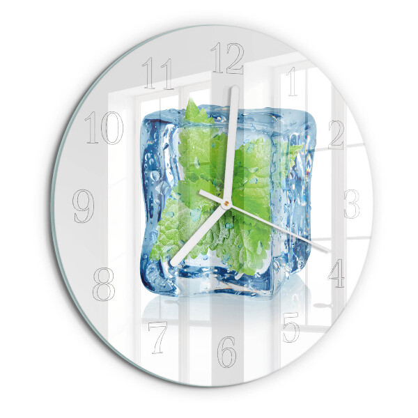 Reloj de pared redondo Menta helada