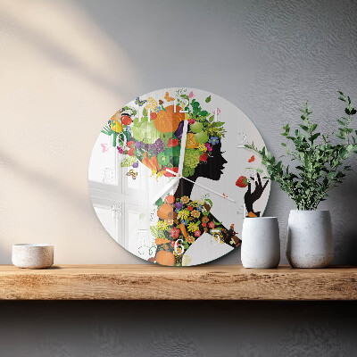 Reloj de pared redondo Pedazo
