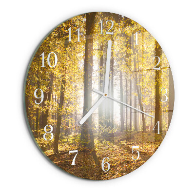 Reloj de pared redondo Otoño en el bosque
