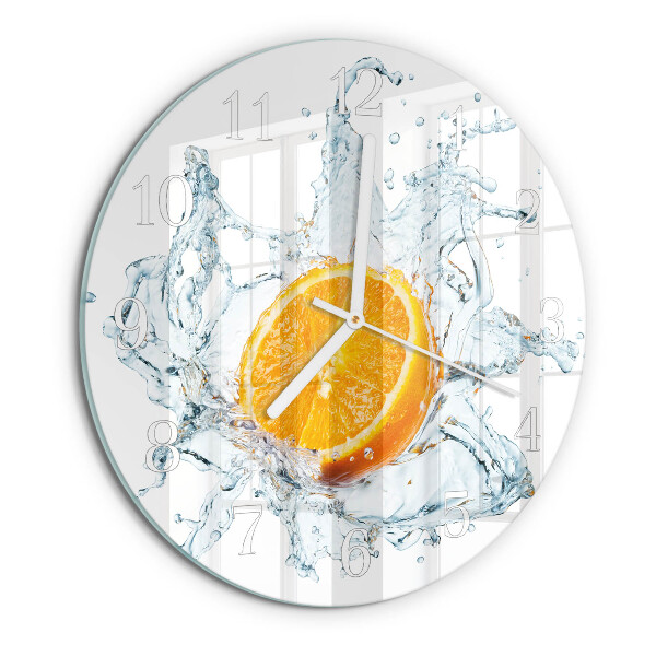Reloj de pared redondo Agua