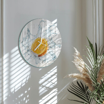Reloj de pared redondo Agua