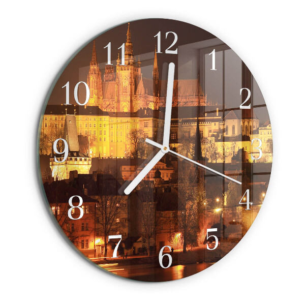 Reloj de pared redondo Praga