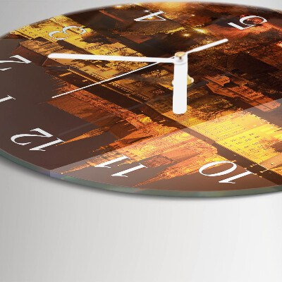 Reloj de pared redondo Praga