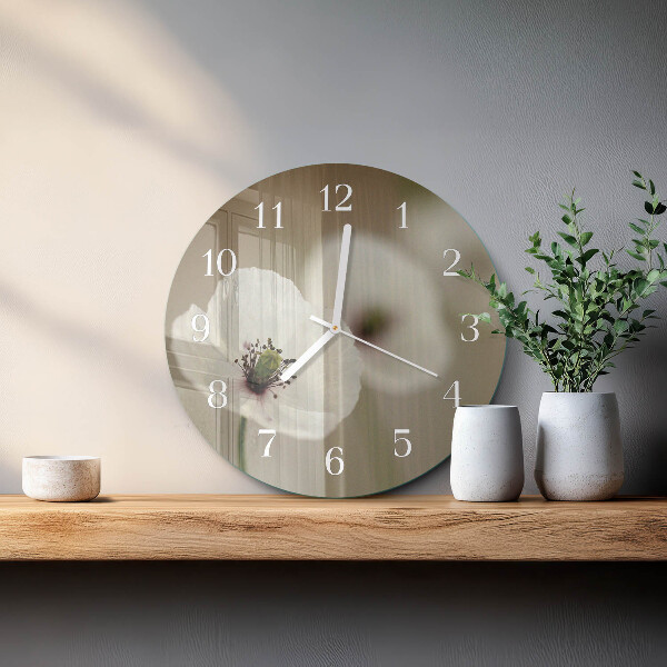 Reloj de pared redondo Amapola