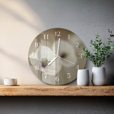 Reloj de pared redondo Amapola