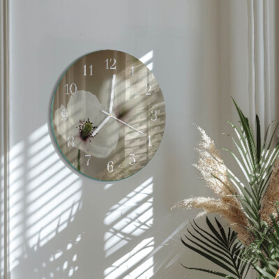 Reloj de pared redondo Amapola