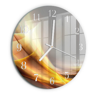 Reloj de pared redondo Abstracción
