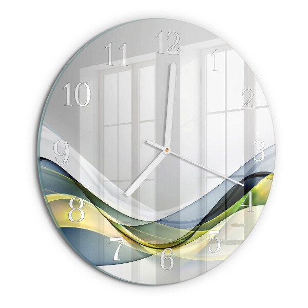 Reloj de pared redondo Abstracción