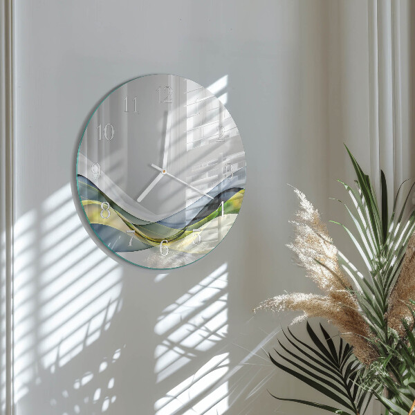 Reloj de pared redondo Abstracción