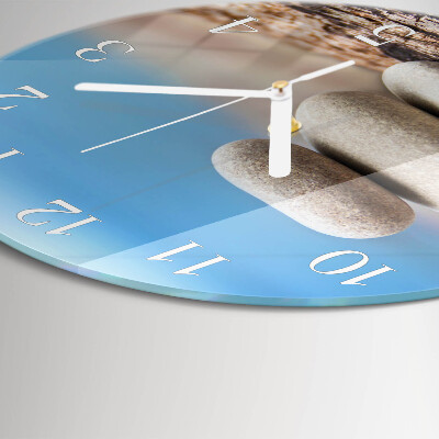 Reloj de pared redondo Piedras