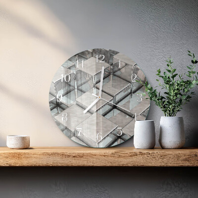 Reloj de pared redondo Dados
